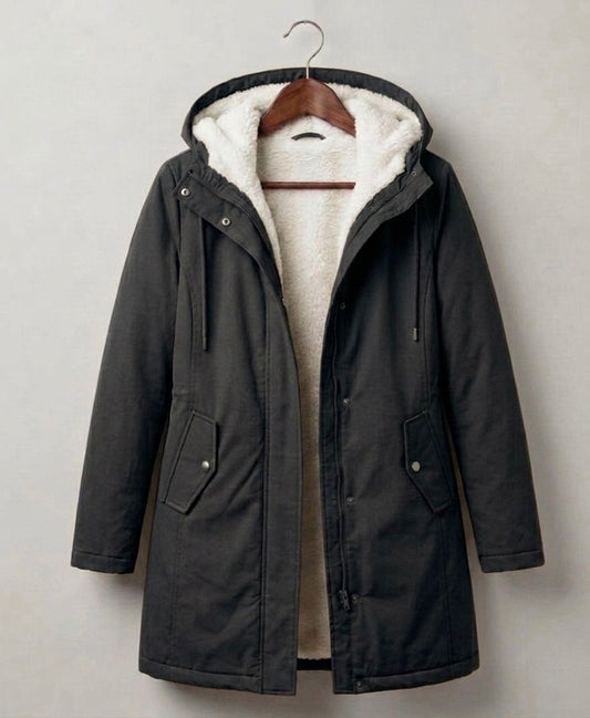 Manteau d’hiver imperméable à capuche pour femme