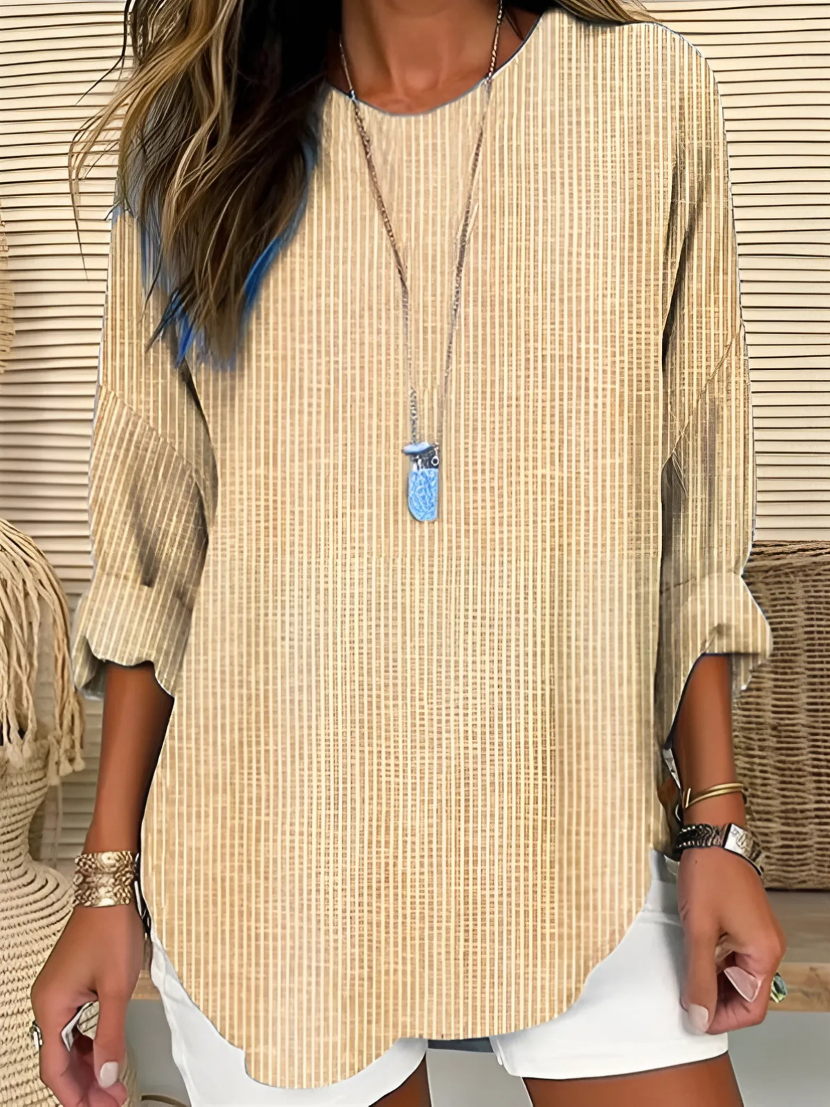 Rhea | Blouse rayée tendance