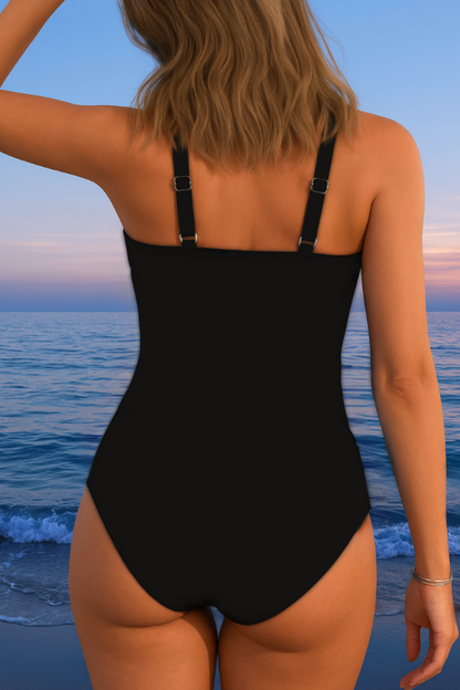Maillot de bain portefeuille à imprimé élégant