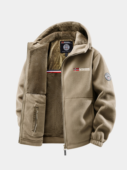 Veste d’hiver doublée thermique pour homme