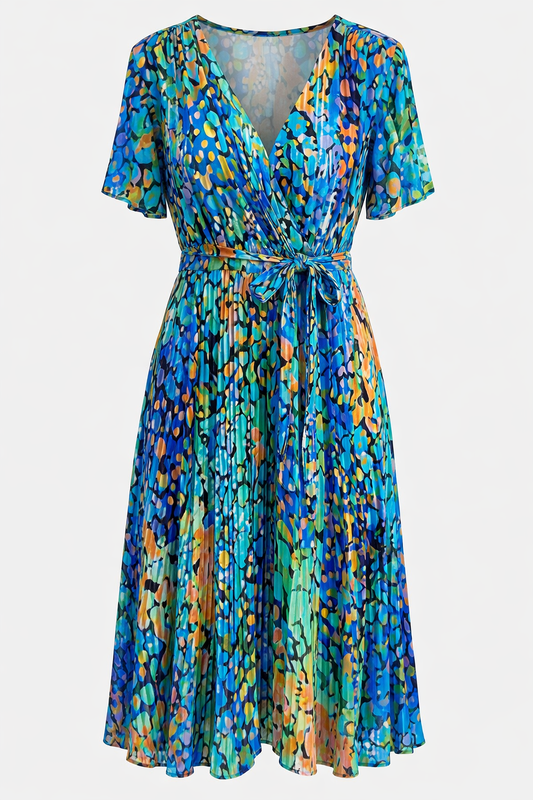 Aria | Robe midi imprimée mosaïque