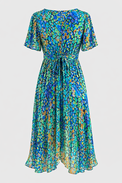 Aria | Robe midi imprimée mosaïque
