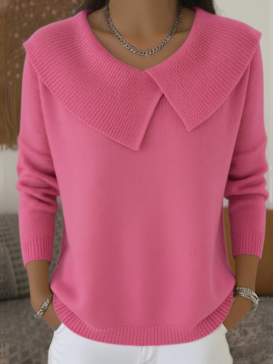 Pull chaud en tricot pour femme