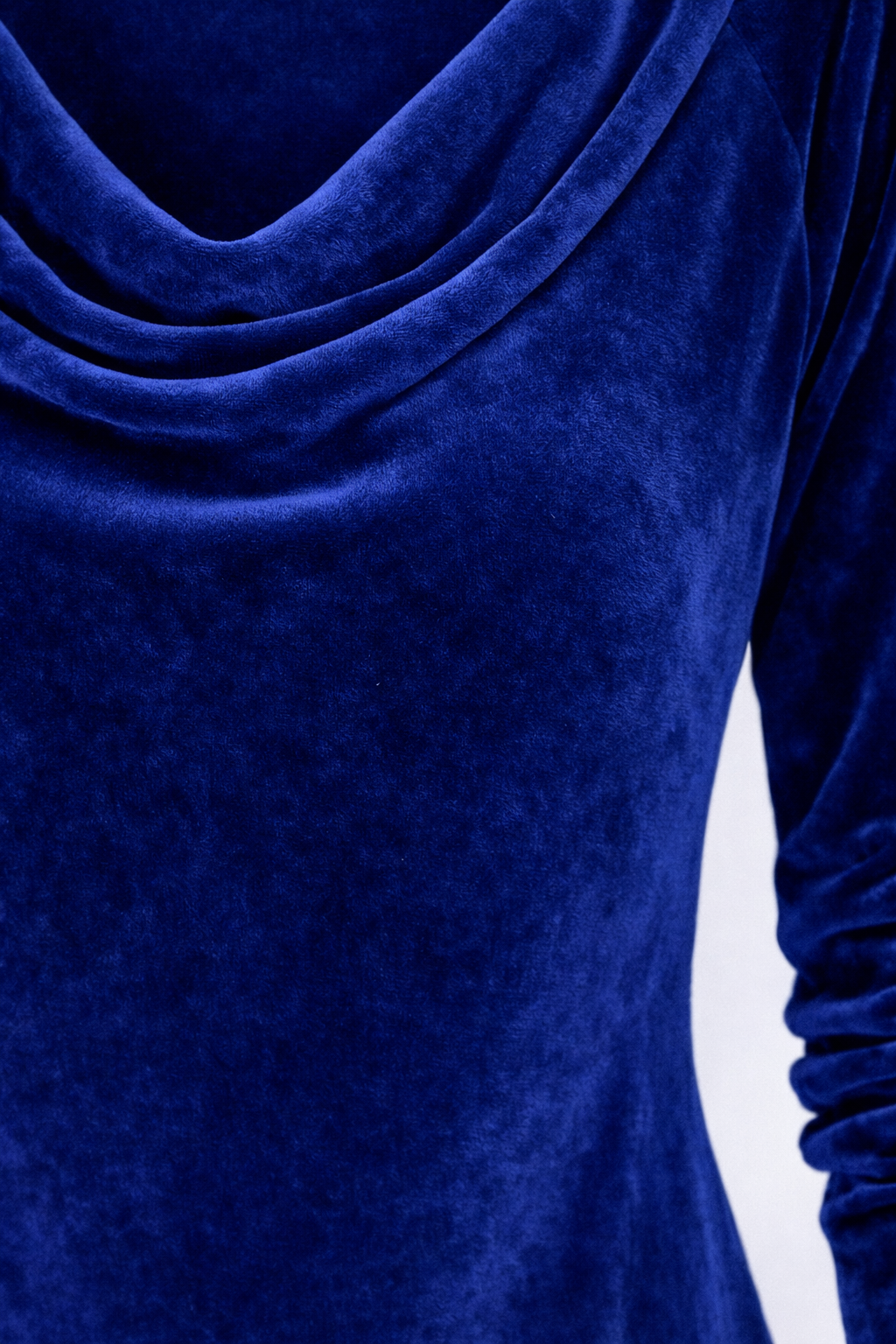 Isabella | Robe drapée en velours