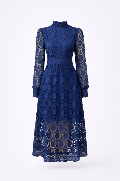 Valerie | Elegant Lace Midi Dress