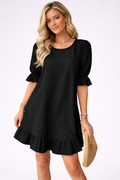 Livia | Mini-robe à ourlet volanté