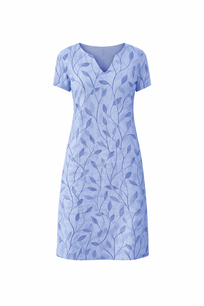 Clara | Robe midi à imprimé botanique