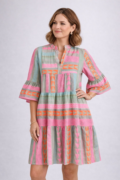 Aria | Robe bohème en patchwork