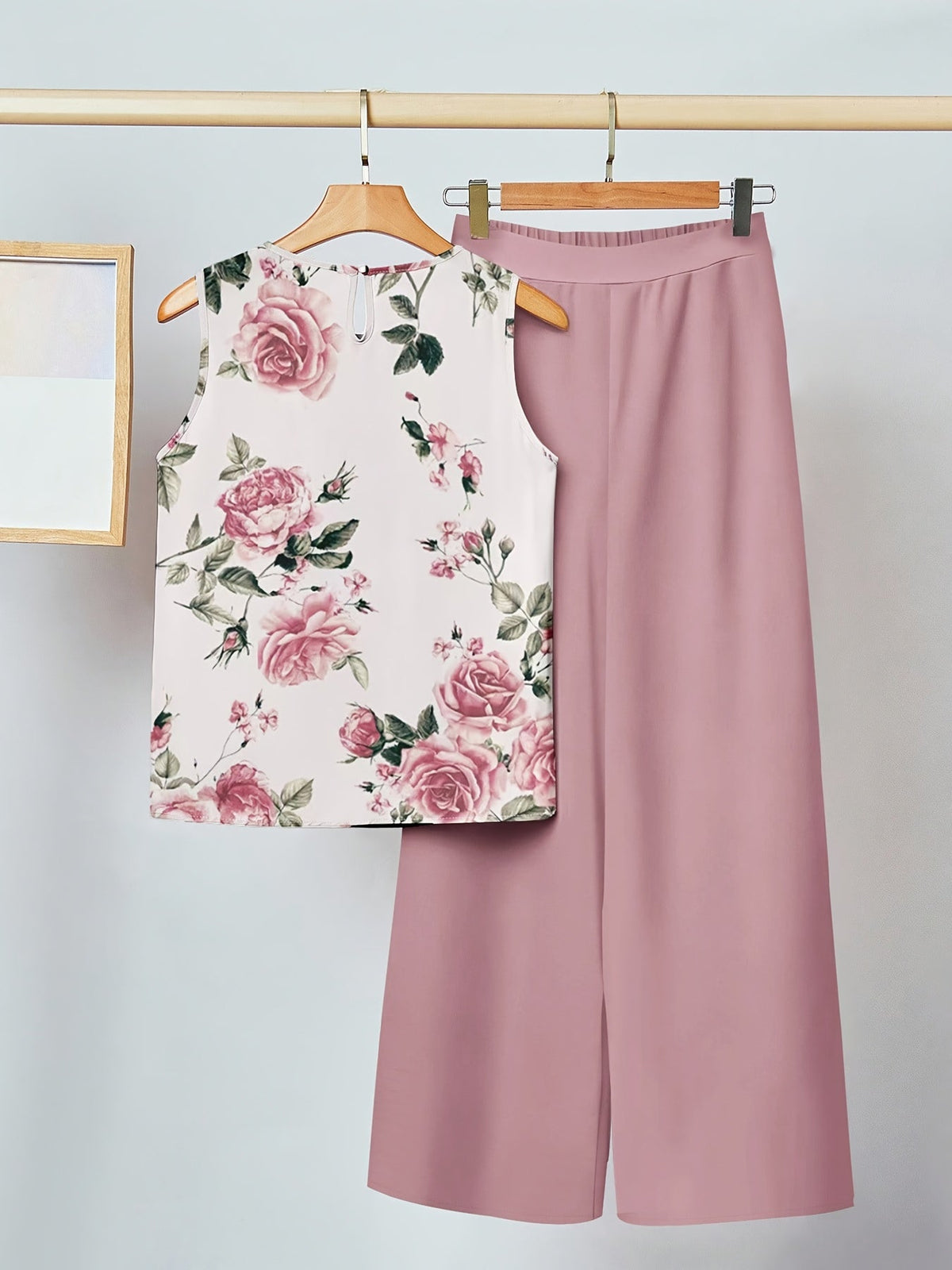 Kristen | Ensemble deux pièces à imprimé floral