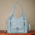 Women’s Light Blue Detachable Strap Shoulder Bag