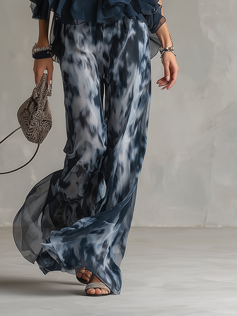 Elise | Ensemble élégant et léger avec haut fluide et pantalon large