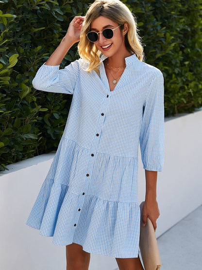 Elaine | Robe midi fluide de jour