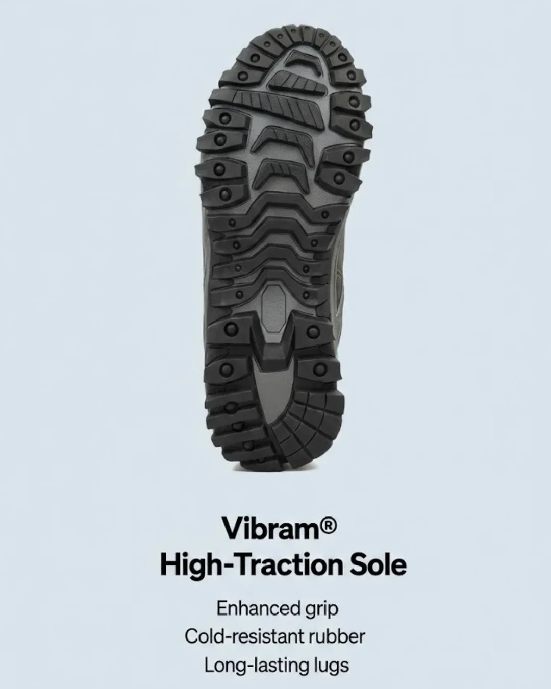 Bottes avec semelles Vibram et soutien de la voûte plantaire