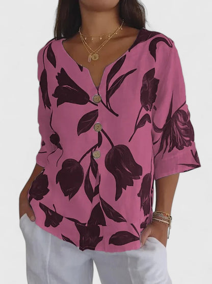 Zaria | Blouse confortable à col en V