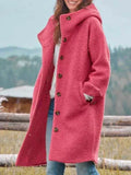 Veste longue chaude d’hiver pour femme
