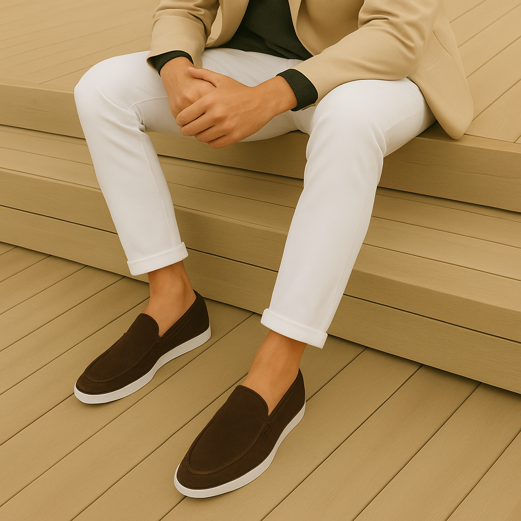 Mocassins décontractés à enfiler pour homme