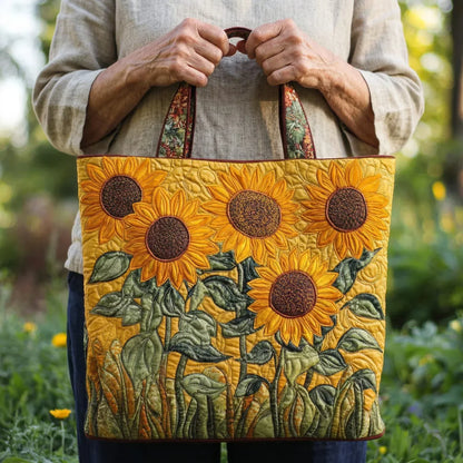 Sac matelassé classique - Tournesols