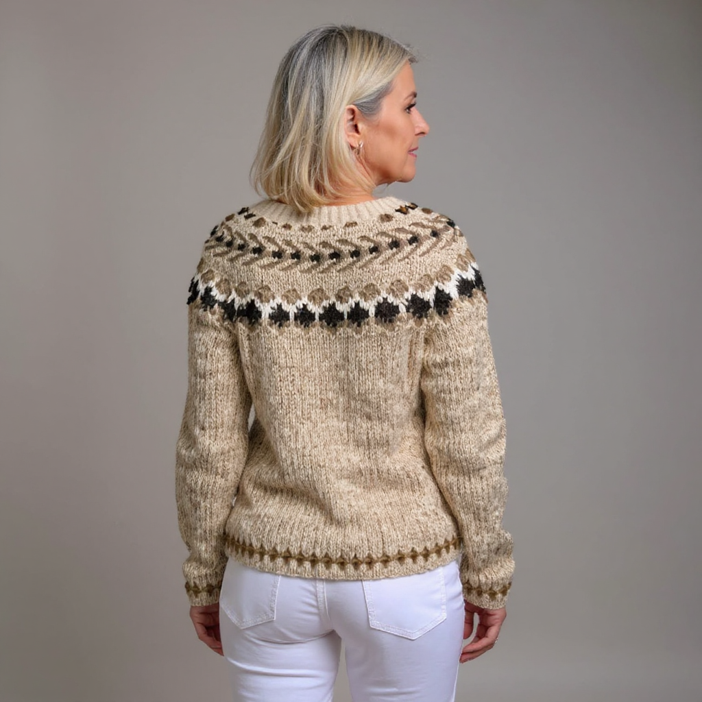 Aubree | Cardigan Islandais Vintage