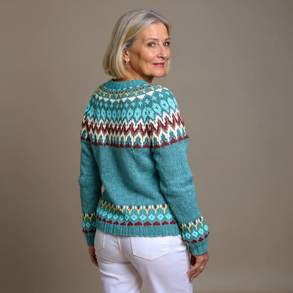 Serenity | Cardigan Islandais Vintage