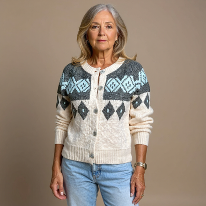 Annie | Cardigan islandais vintage
