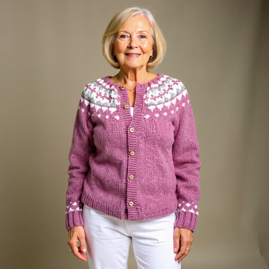 Maya | Cardigan vintage islandais