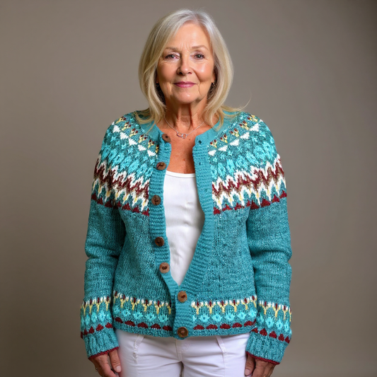 Serenity | Cardigan Islandais Vintage