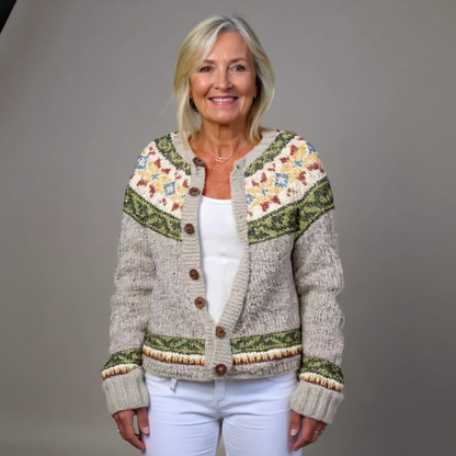 Automne | Cardigan islandais vintage