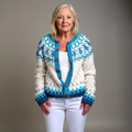 Eva | Cardigan Islandais Vintage