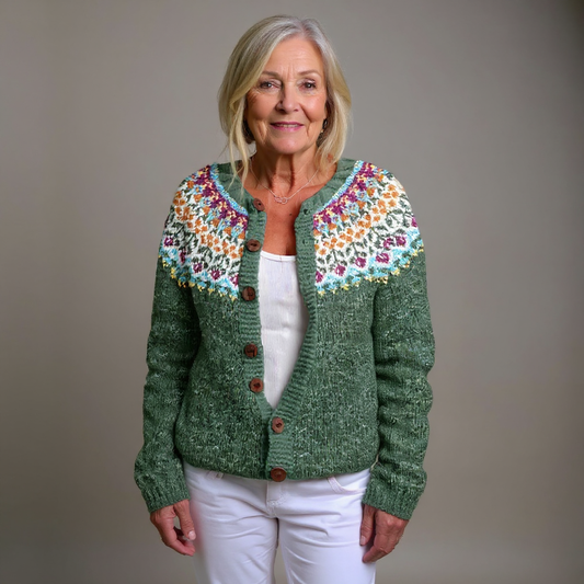 Alice | Cardigan islandais vintage