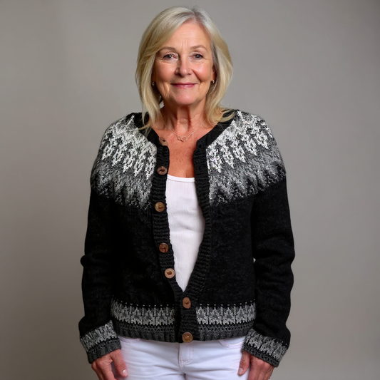 Nevaeh | Cardigan islandais vintage