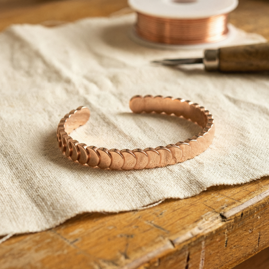 Bracelet en cuivre Shingle