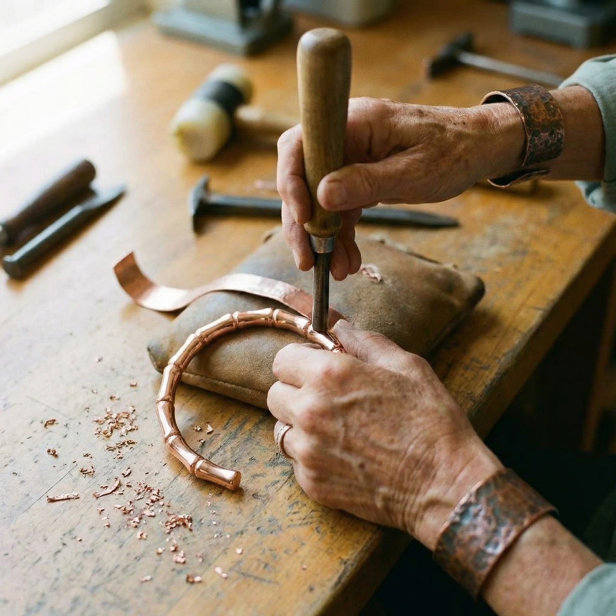 Bracelet en cuivre Culm