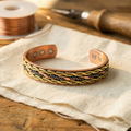 Bracelet en cuivre motif vague