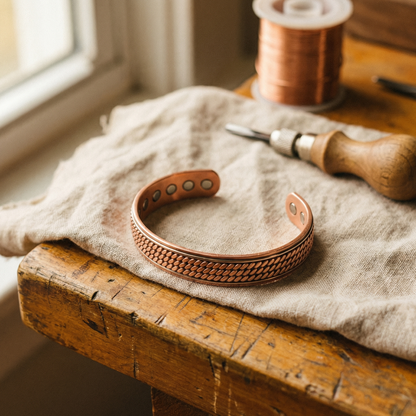 Bracelet en cuivre anti-interférences électroniques