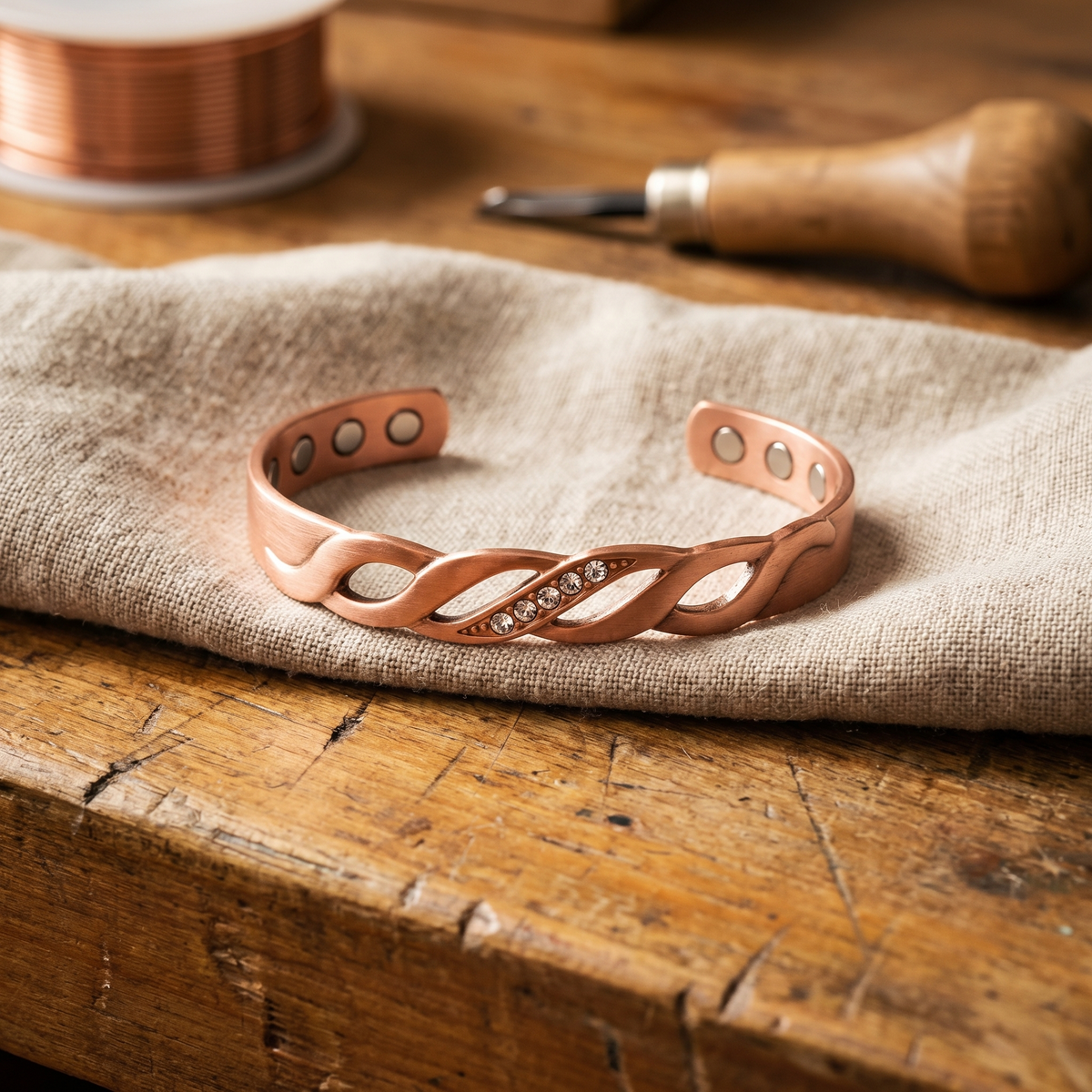Bracelet en cuivre Glimmer