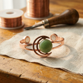 Bracelet en cuivre vert Lunara