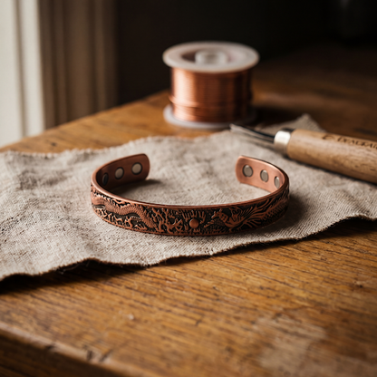 Bracelet en cuivre Longma