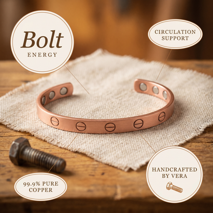 Bracelet en cuivre Bolt de Vera