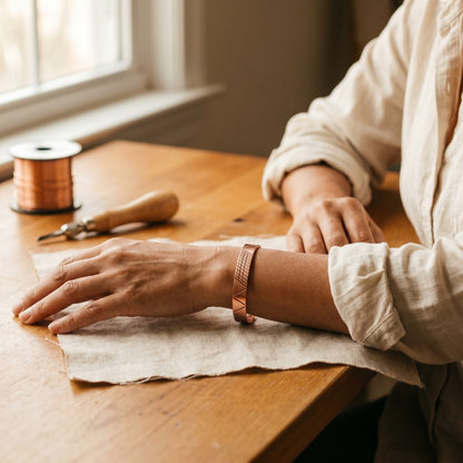 Bracelet en cuivre Rampart