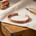 Bracelet en cuivre marguerite