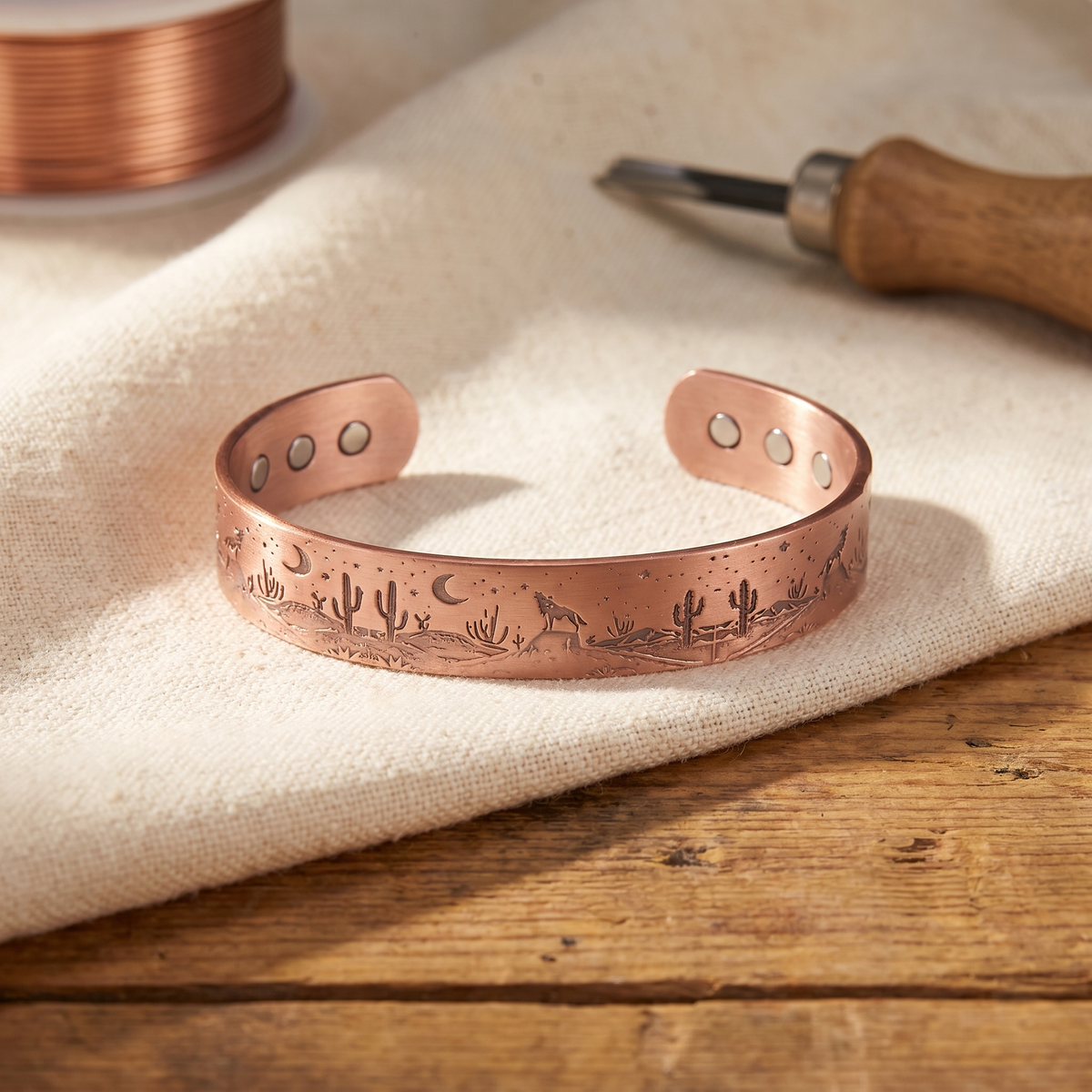 Bracelet en cuivre Mesa