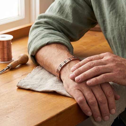 Bracelet en cuivre pour homme Pike
