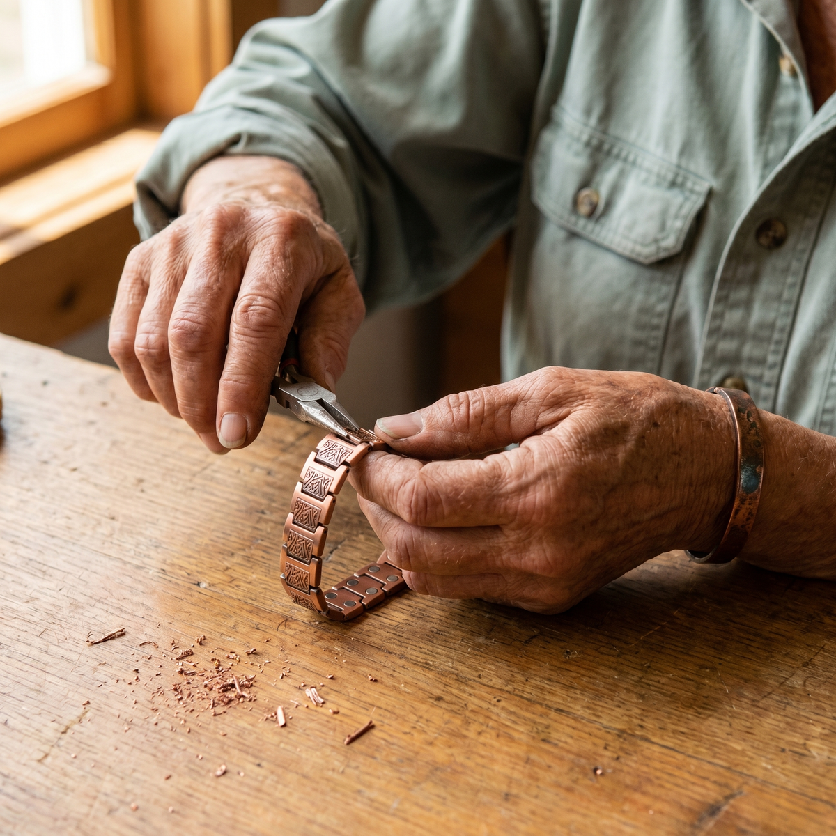Bracelet en cuivre pour homme Glen
