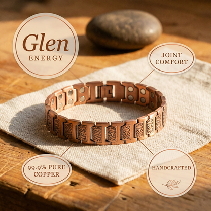 Bracelet en cuivre pour homme Glen