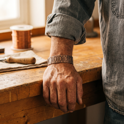 Bracelet en cuivre pour homme Grit