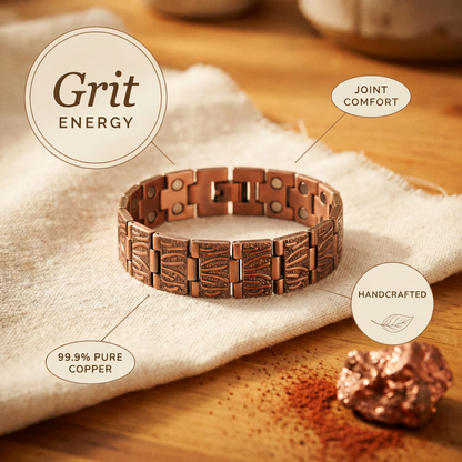 Bracelet en cuivre pour homme Grit