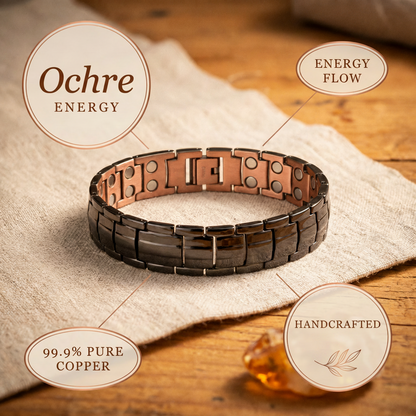 Bracelet en cuivre pour homme Ochre