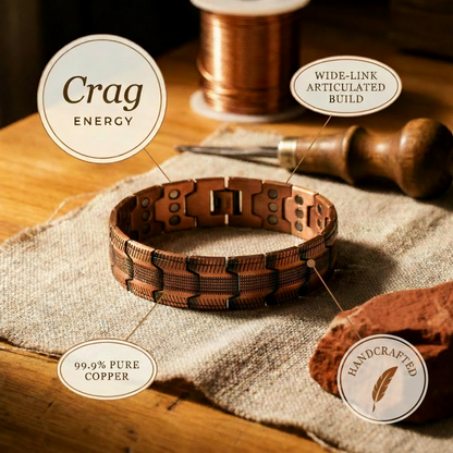 Bracelet en cuivre Crag