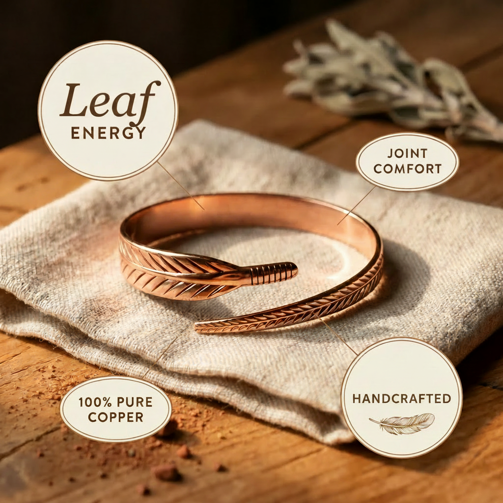 Bracelet en cuivre Pétale