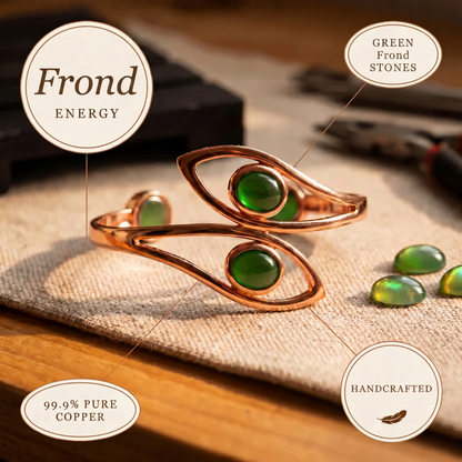 Bracelet en cuivre Frond